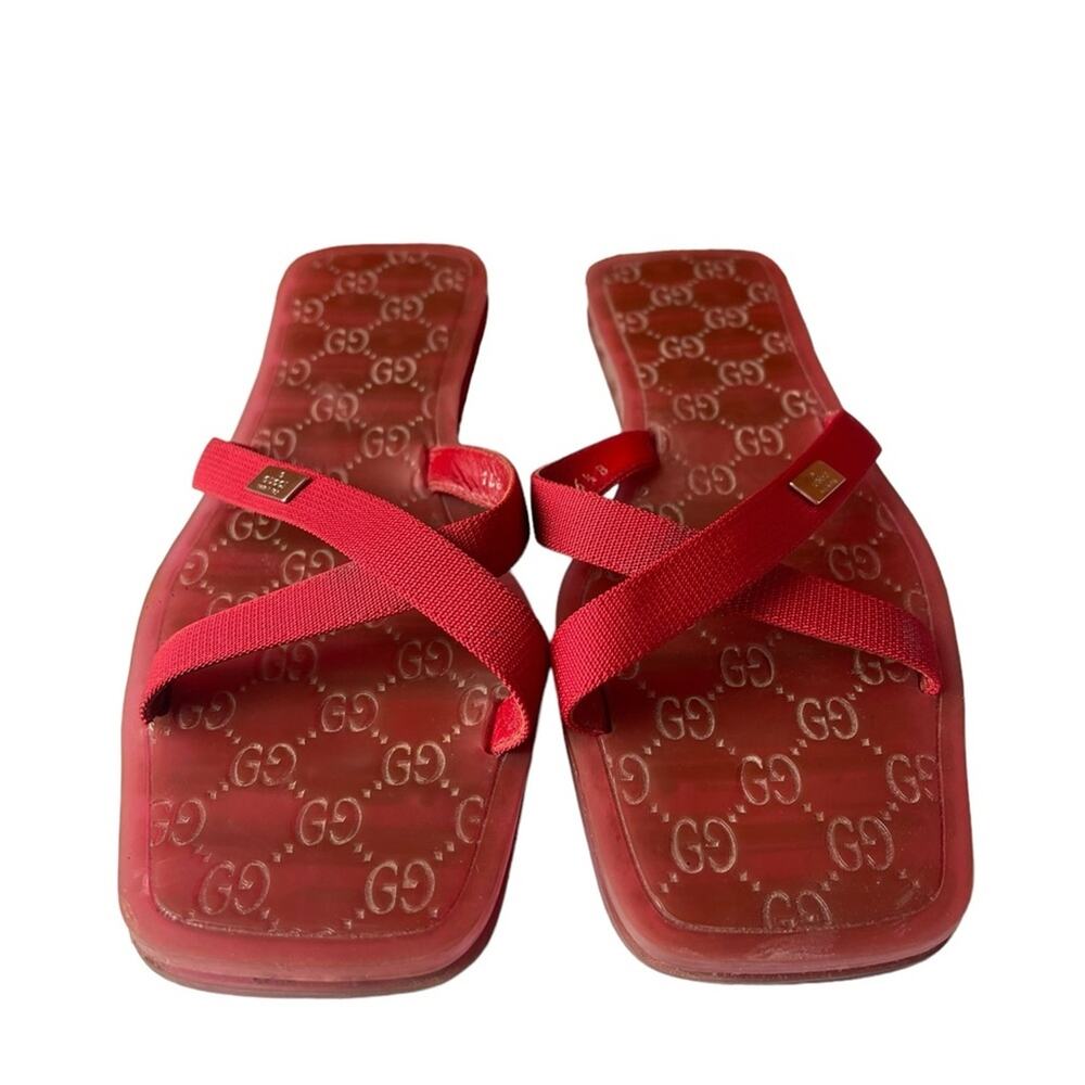 GUCCI Canvas Printed Slides Size:6.5 B - Picture 2 of 8